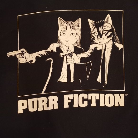 pulp fiction cat shirt